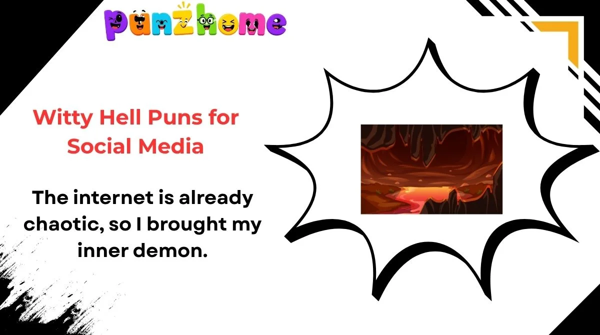 Witty Hell Puns for Social Media