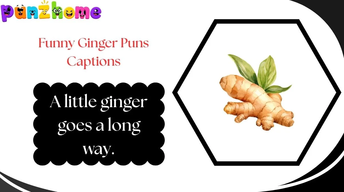 Funny Ginger Puns Captions
