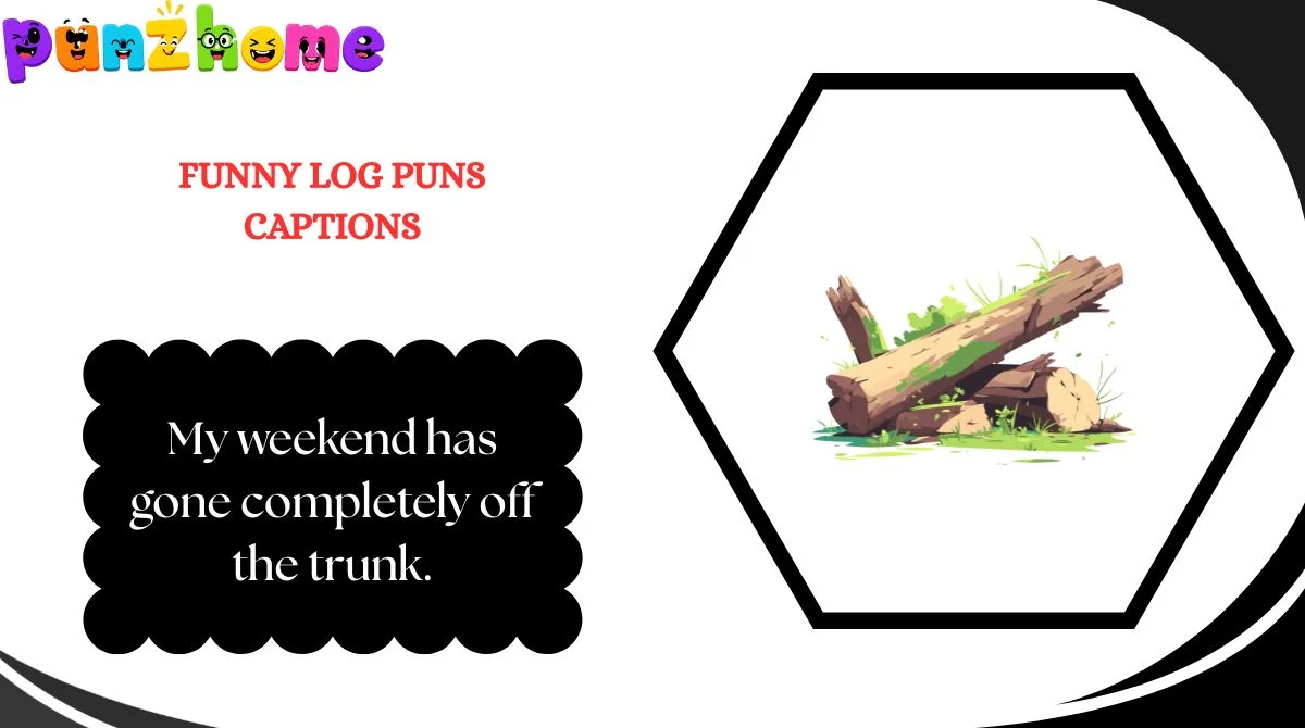 Funny Log Puns Captions