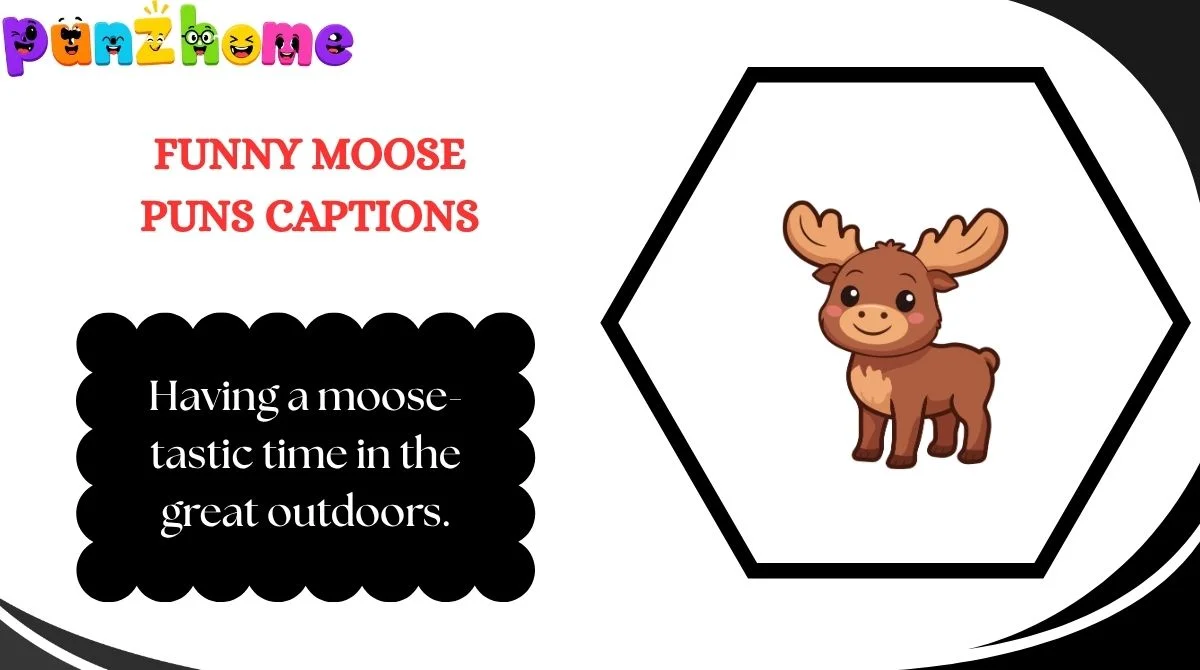 Funny Moose Puns Captions