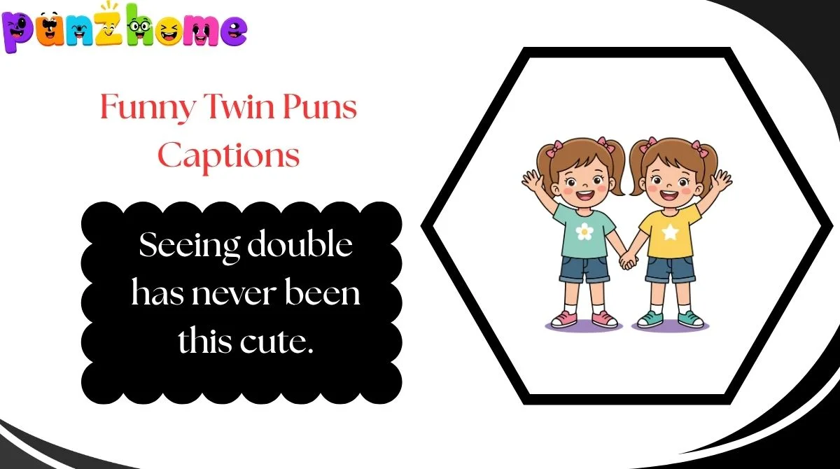 Funny Twin Puns Captions