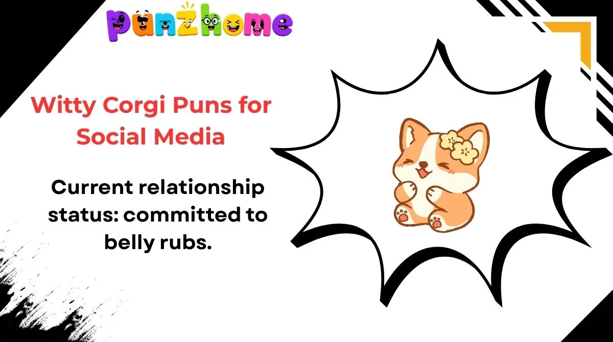 Witty Corgi Puns for Social Media