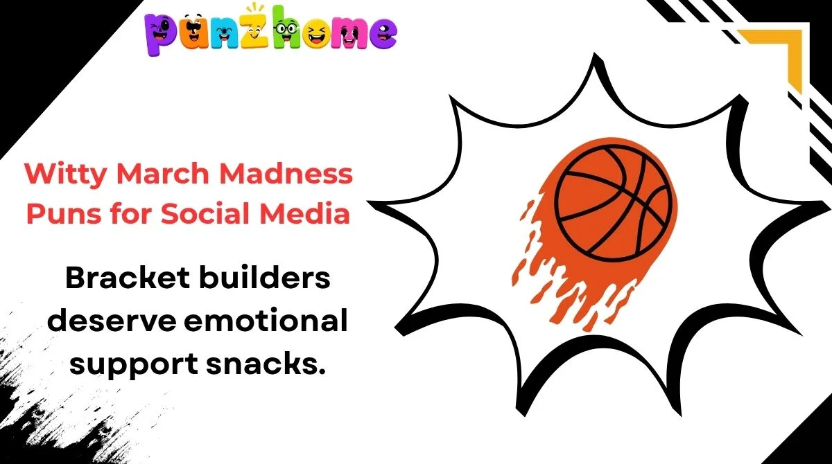 Witty March Madness Puns for Social Media