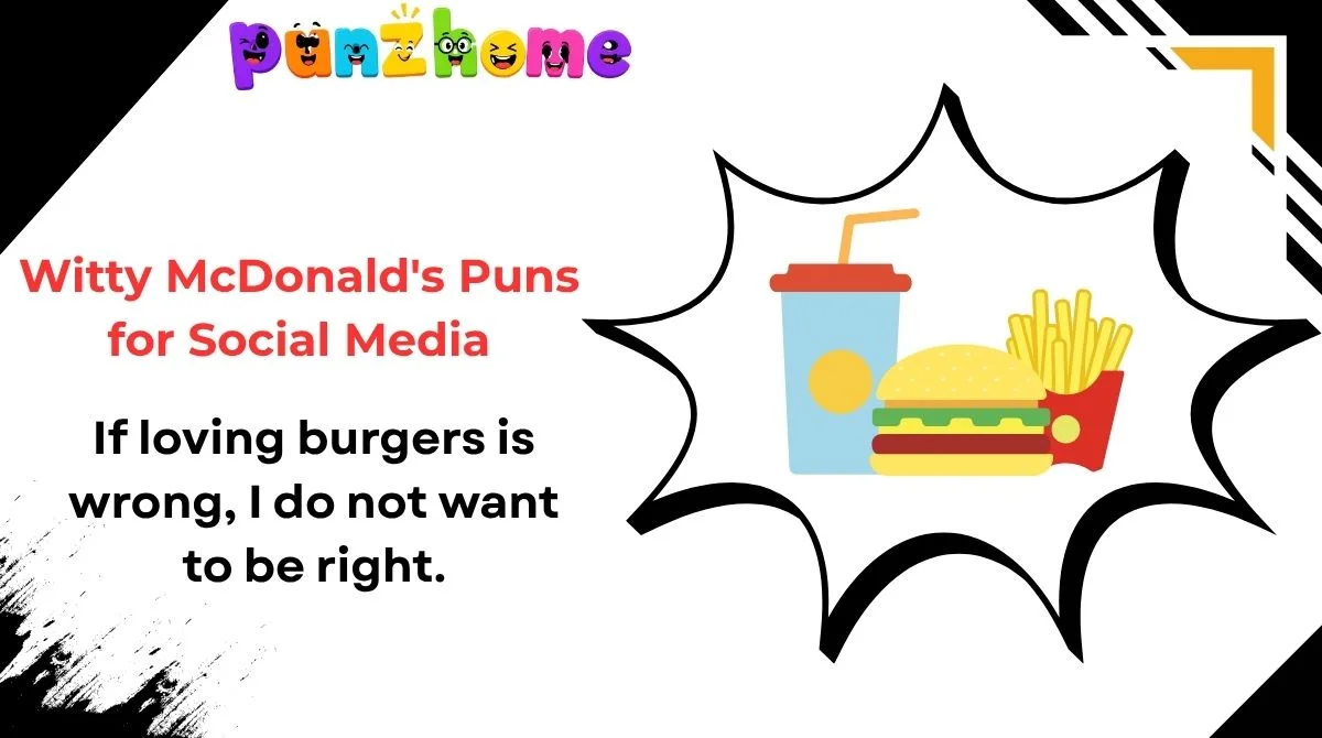 Witty McDonald's Puns for Social Media