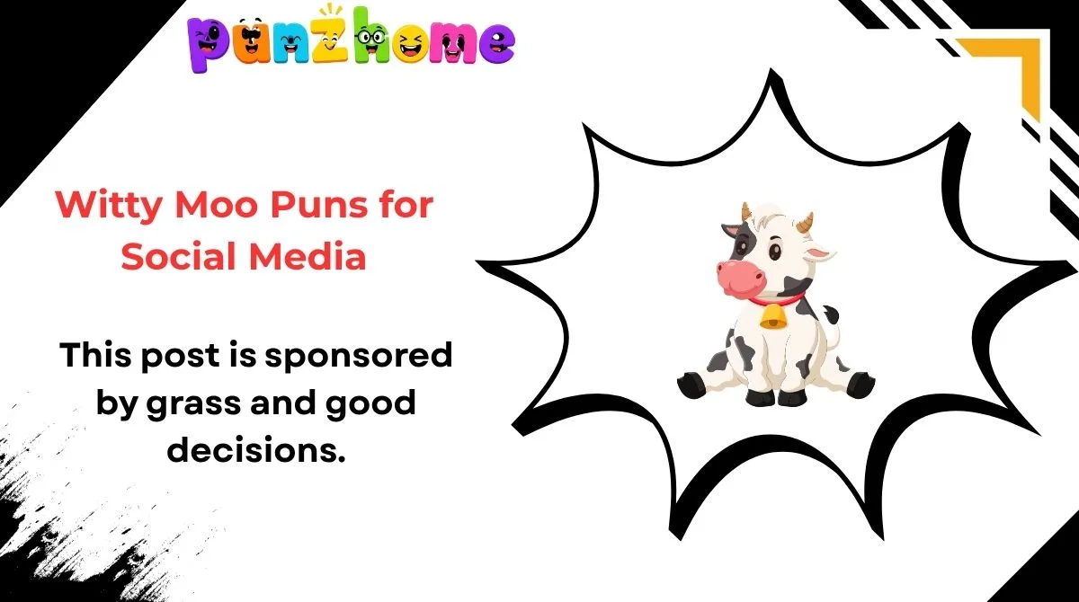Witty Moo Puns for Social Media