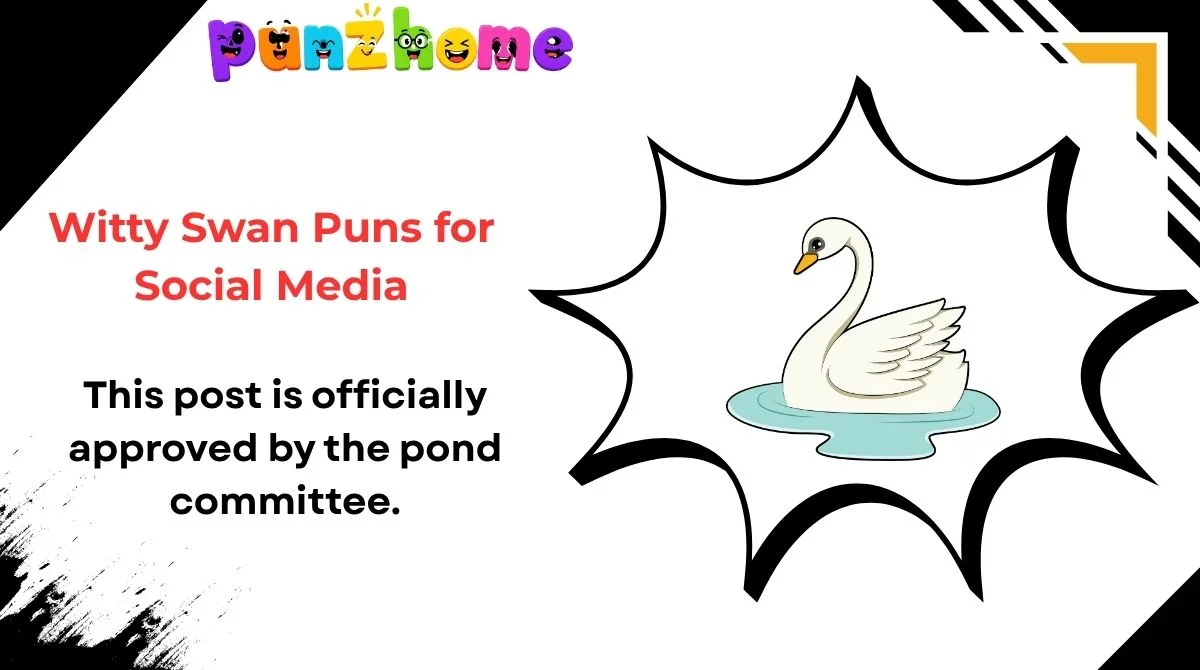 Witty Swan Puns for Social Media