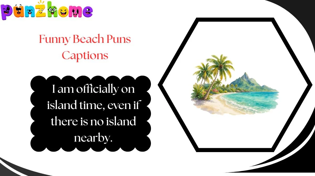 Funny Beach Puns Captions