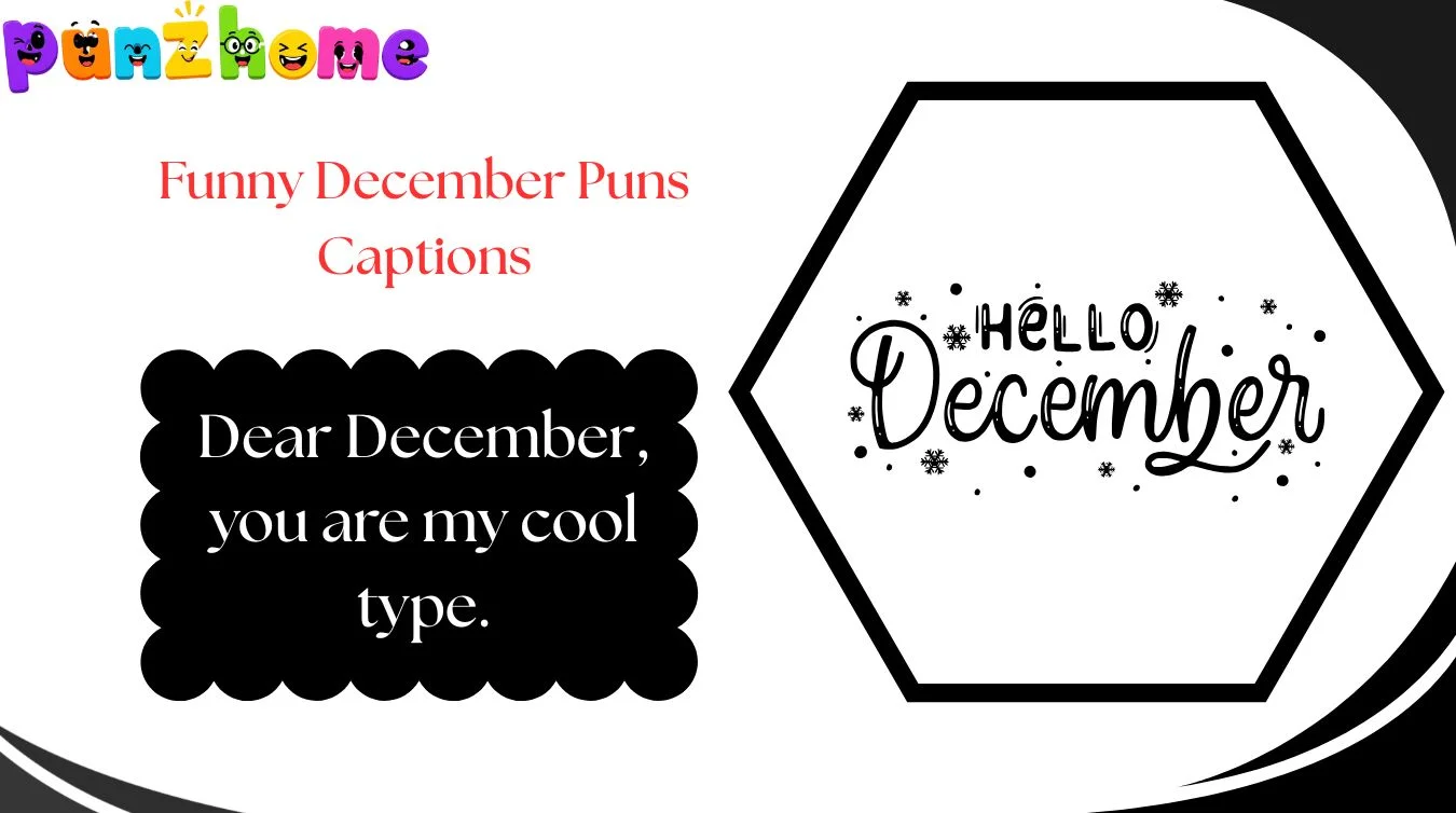 Funny December Puns Captions