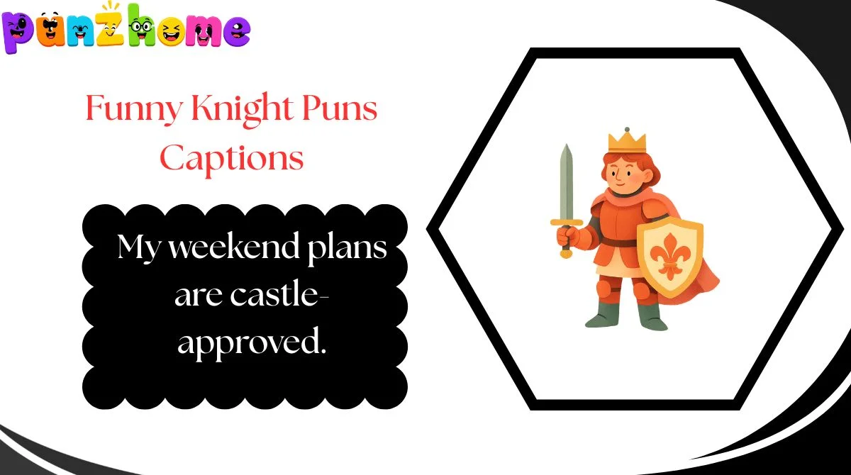 Funny Knight Puns Captions