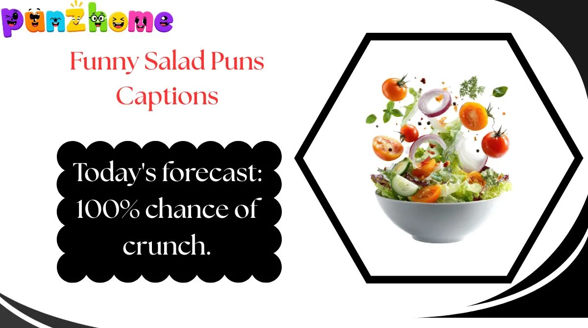 Funny Salad Puns Captions