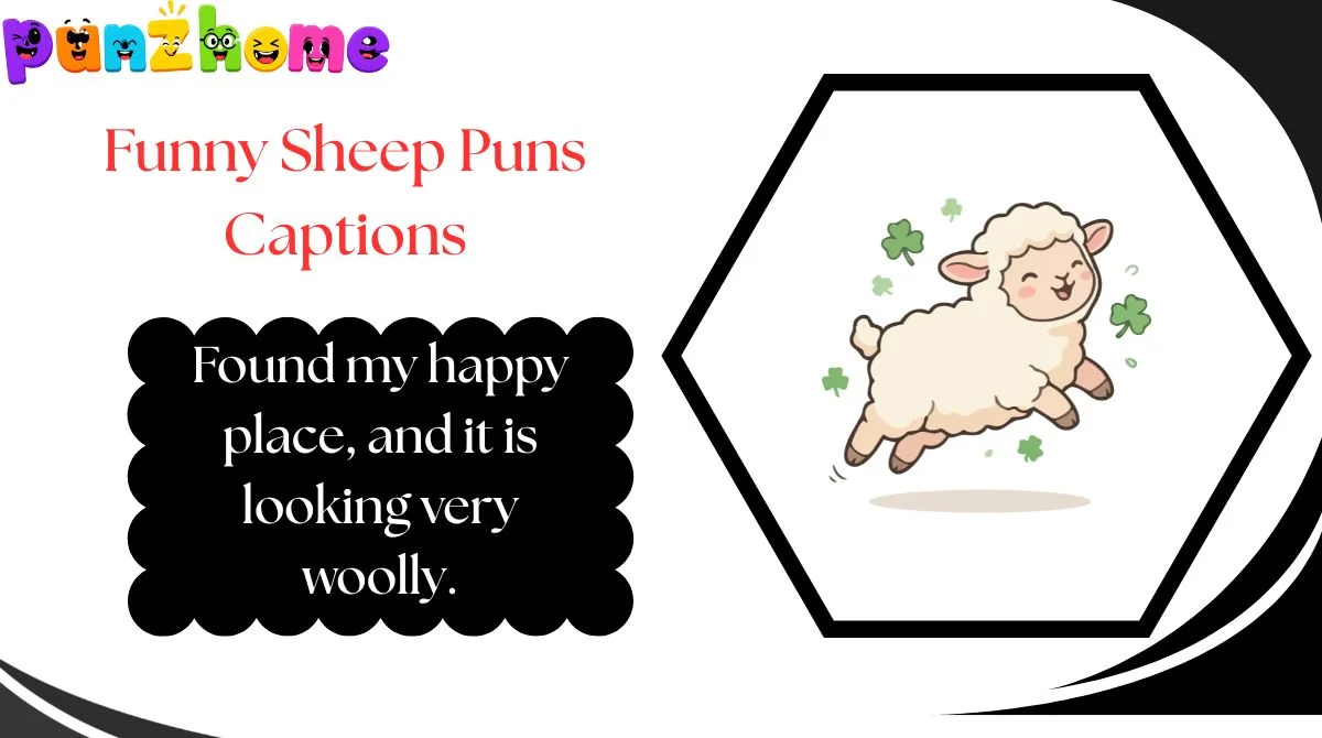 Funny Sheep Puns Captions