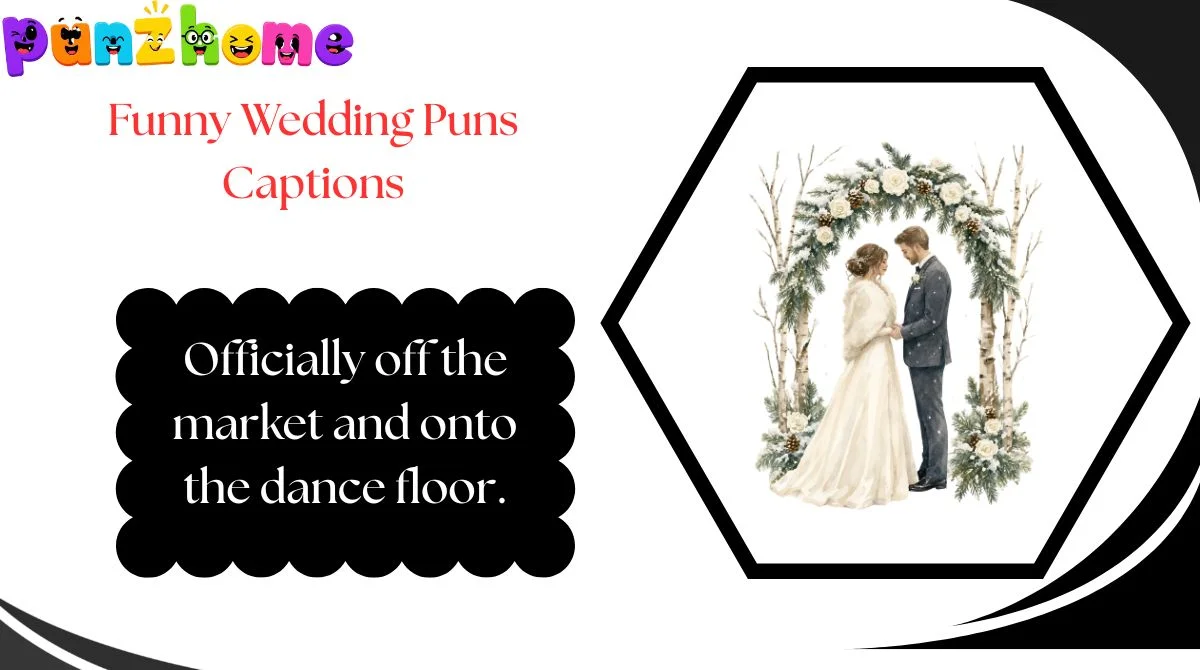 Funny Wedding Puns Captions
