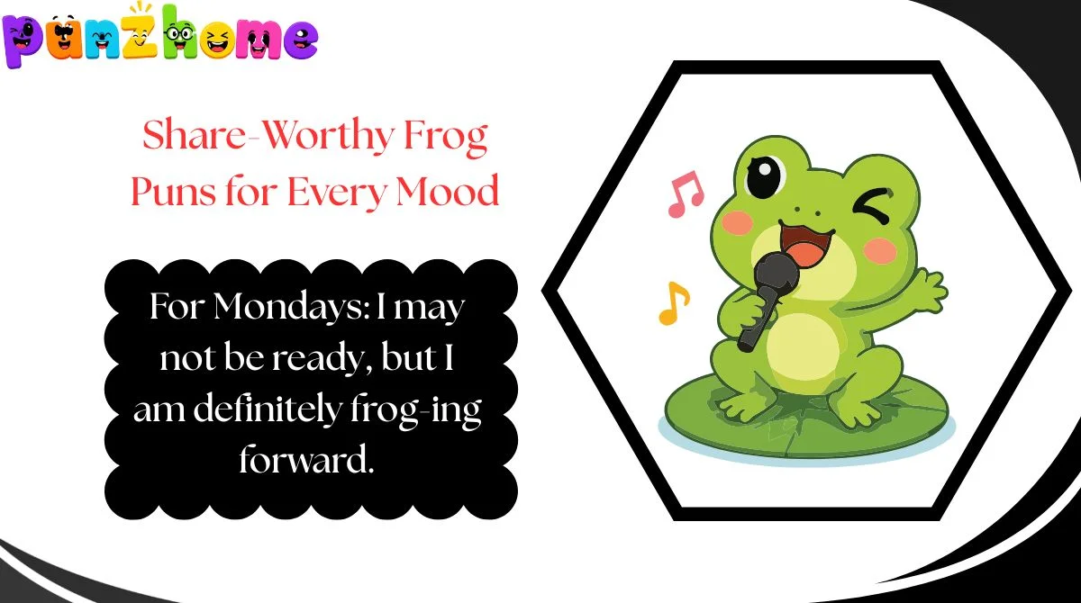 Share-Worthy Frog Puns for Every Mood