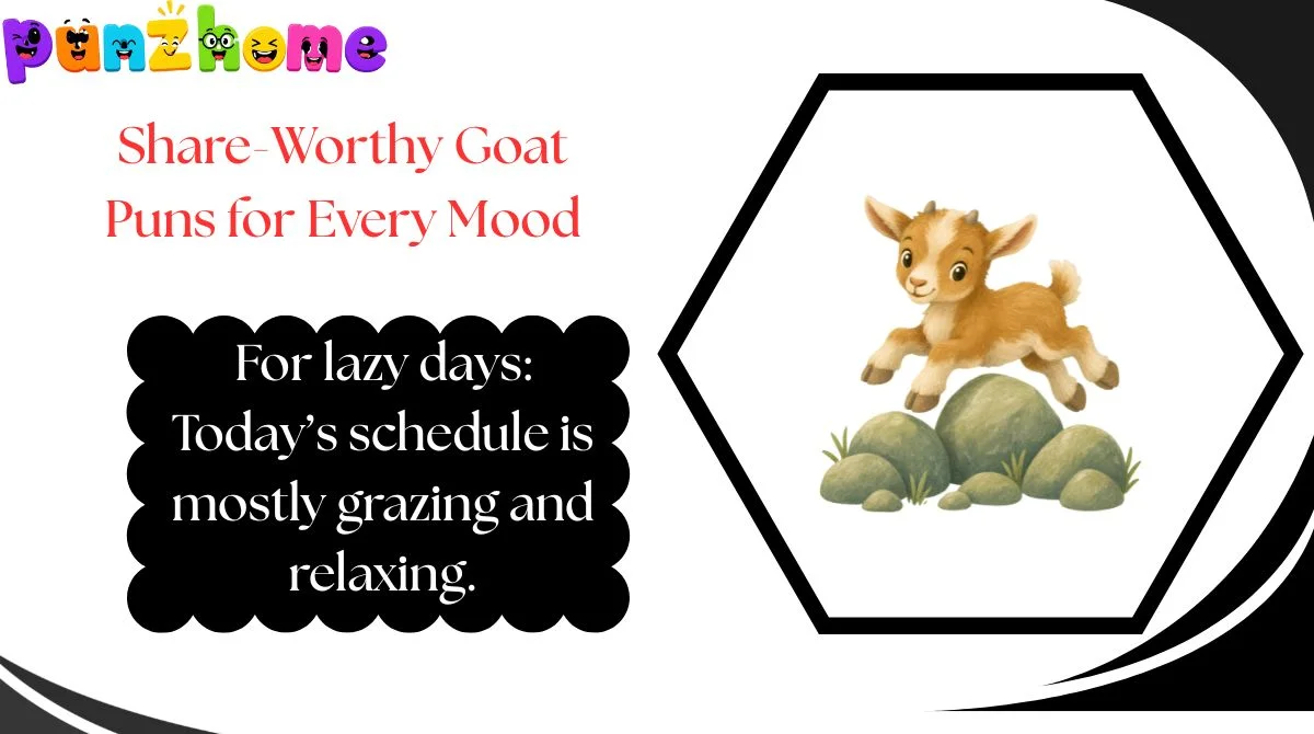 Share-Worthy Goat Puns for Every Mood