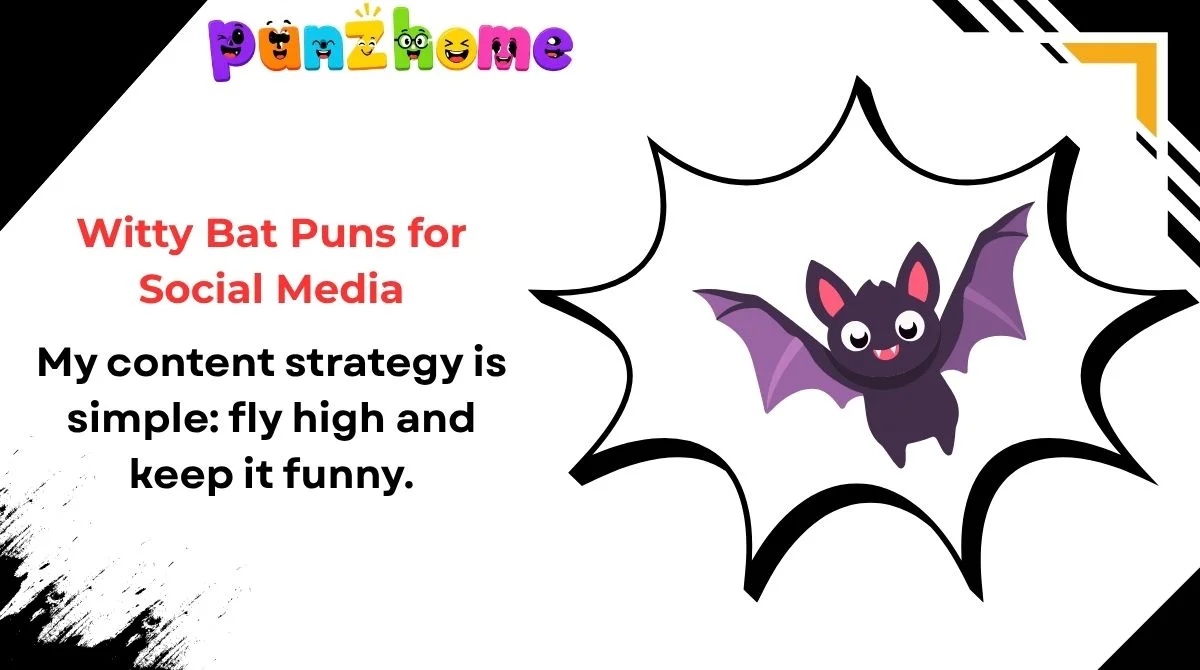 Witty Bat Puns for Social Media