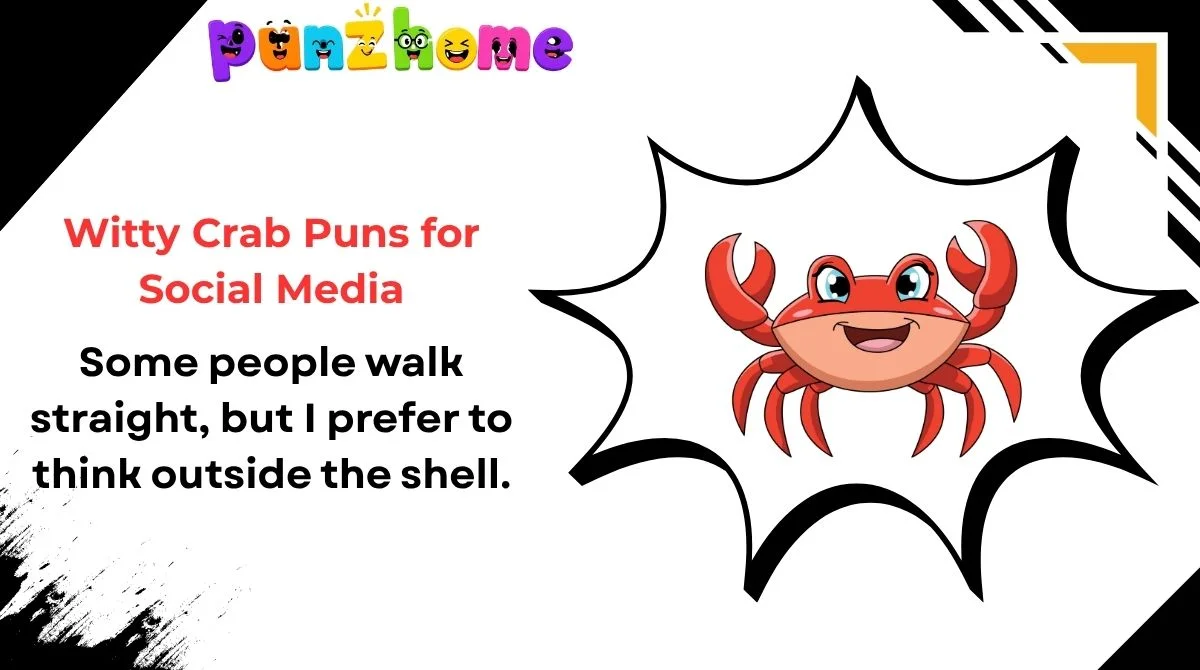 witty-crab-puns-for-social-media Witty Crab Puns for Social Media