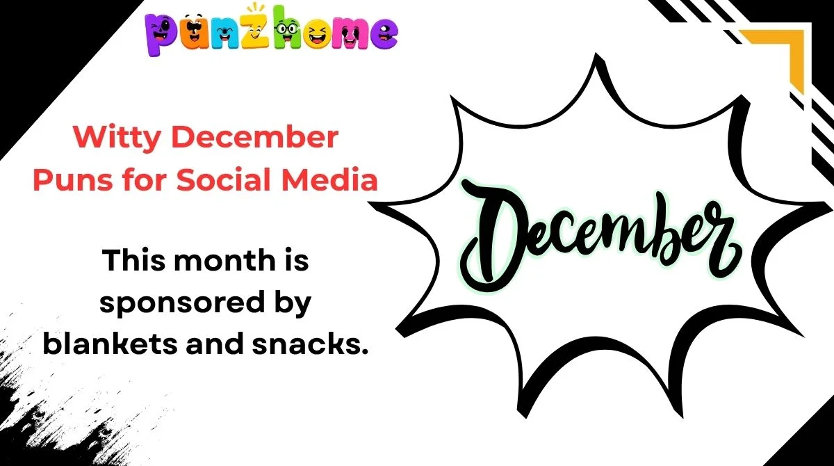 Witty December Puns for Social Media