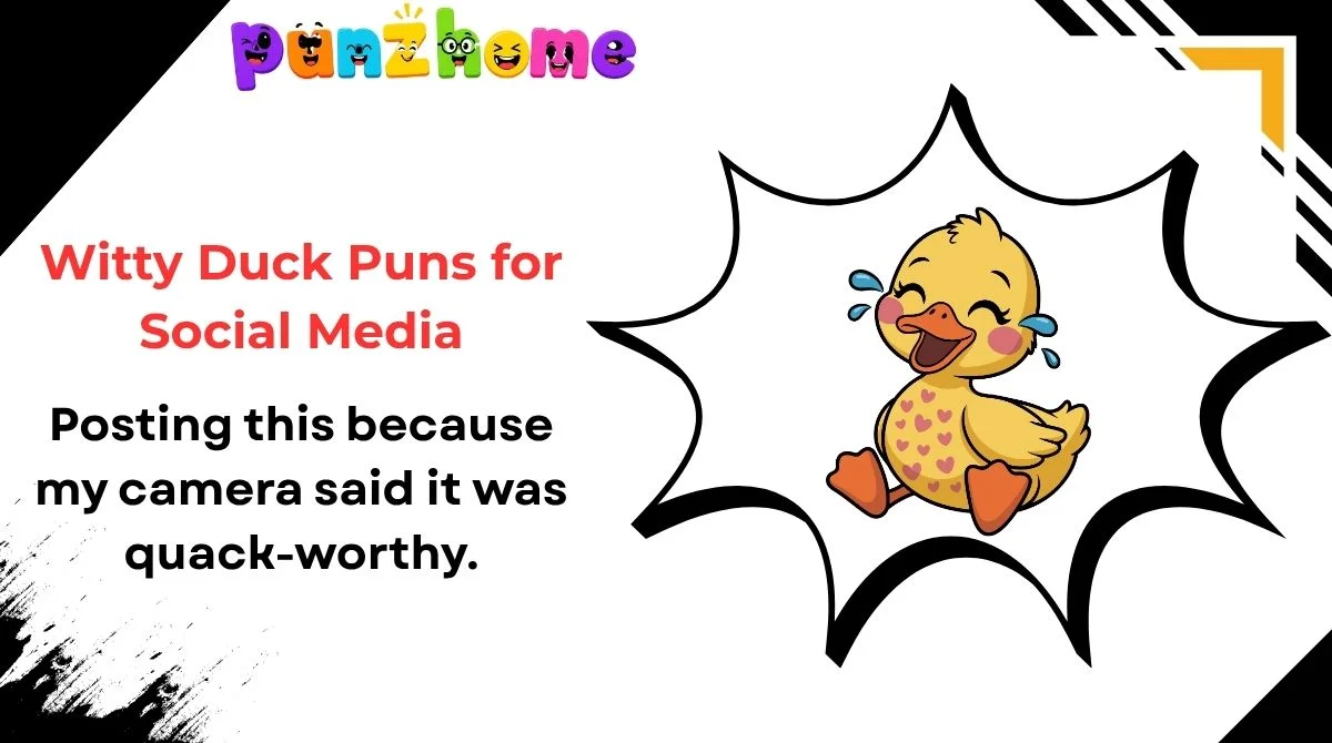 Witty Duck Puns for Social Media