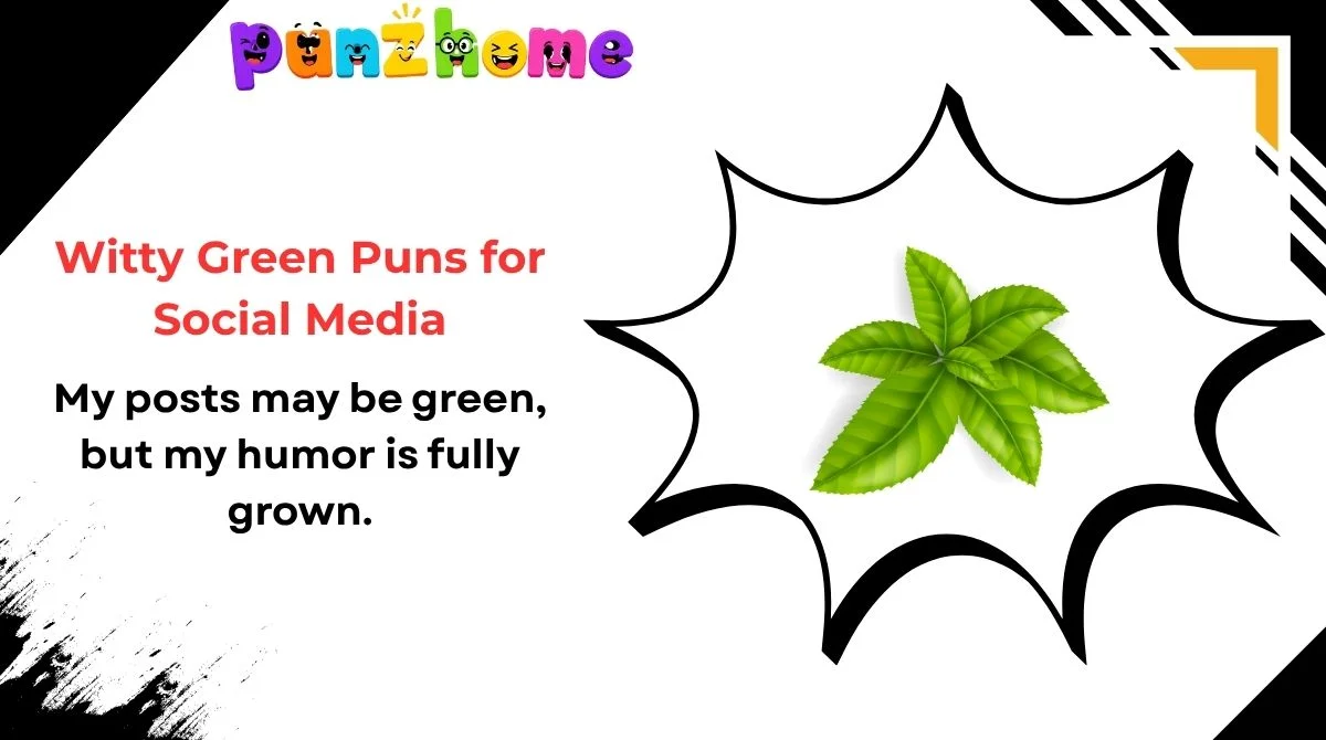 Witty Green Puns for Social Media