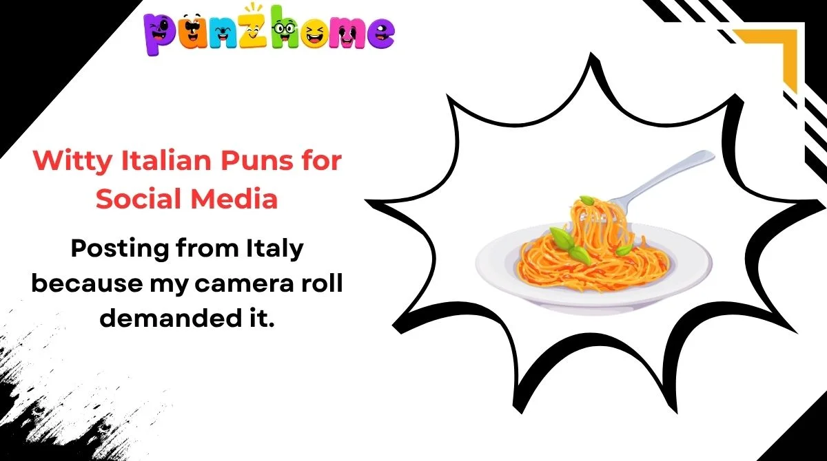 Witty Italian Puns for Social Media