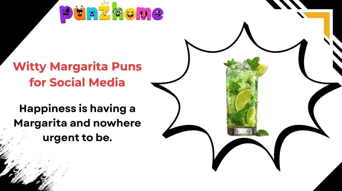 Witty Margarita Puns for Social Media