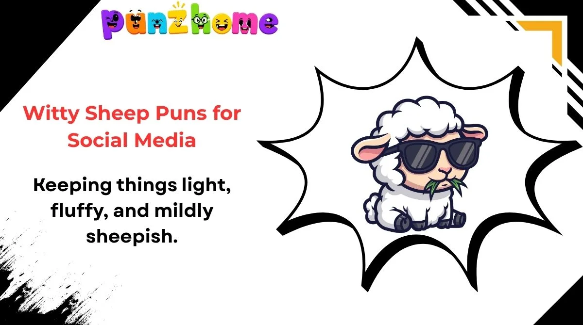 Witty Sheep Puns for Social Media