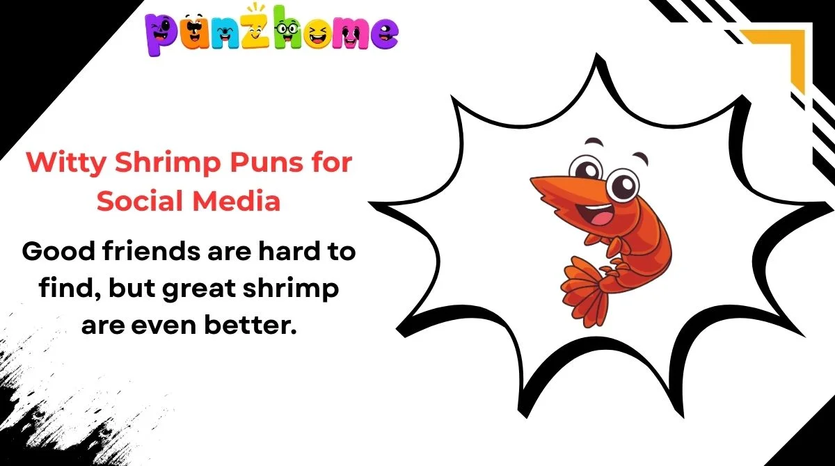 Witty Shrimp Puns for Social Media
