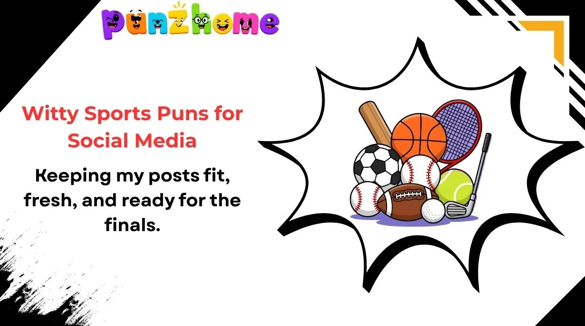 Witty Sports Puns for Social Media