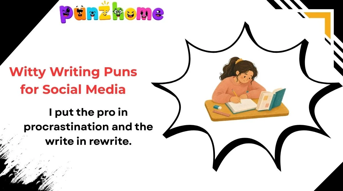 Witty Writing Puns for Social Media
