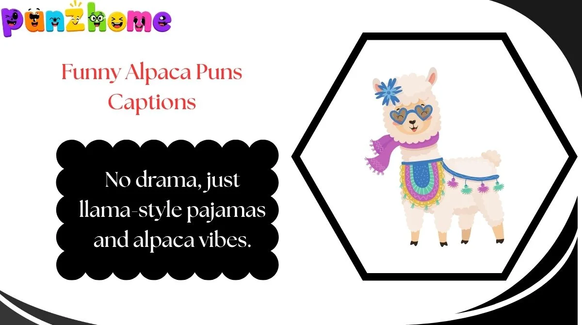 Funny Alpaca Puns Captions