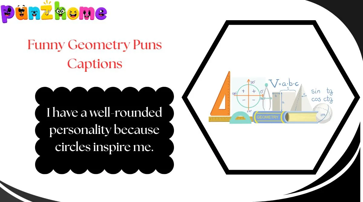Funny Geometry Puns Captions