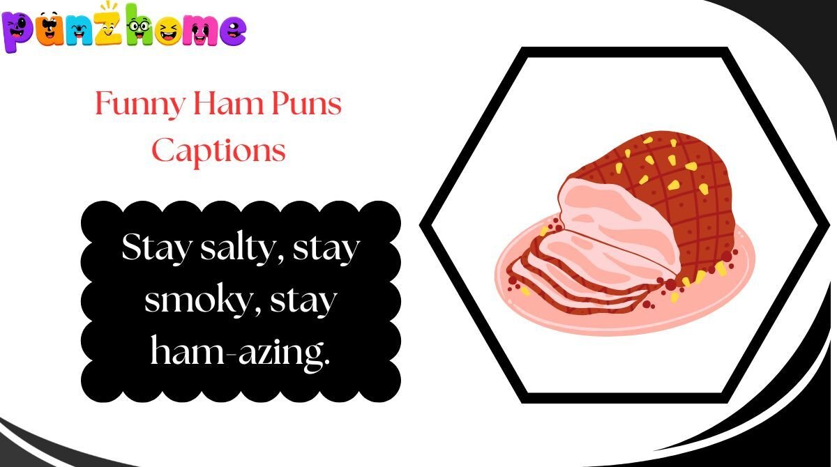 Funny Ham Puns Captions