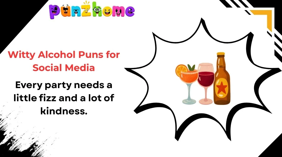 Witty Alcohol Puns for Social Media