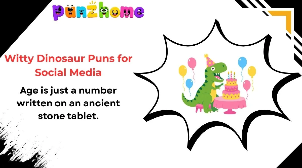 Witty Dinosaur Puns for Social Media