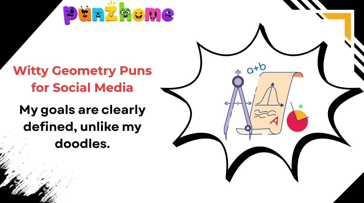 Witty Geometry Puns for Social Media